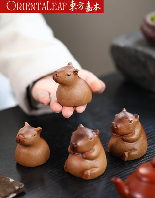 Tea Pet - Yixing Purple Clay Capybara