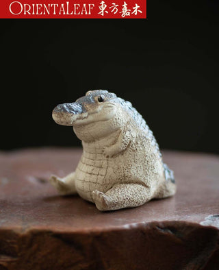 Tea Pet - Yixing Purple Clay Crocodile