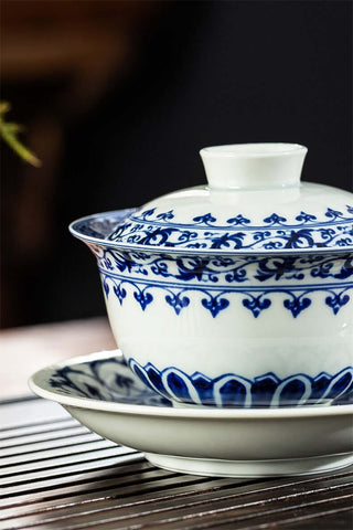 Jingdezhen Blue and White Porcelain Gaiwan