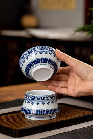 Jingdezhen Porcelain Tea Strainer - Blue and White Porcelain