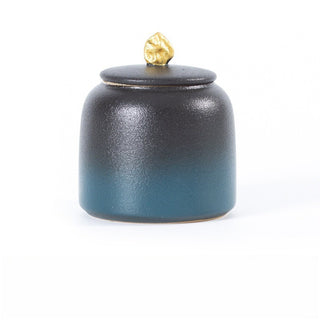 Pottery Tea Canister for Loose-leaf Tea