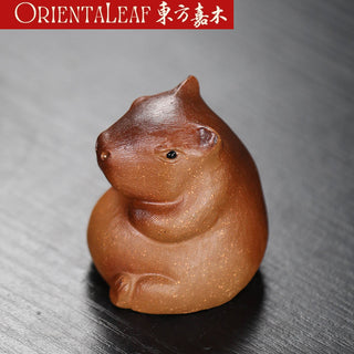 Tea Pet - Yixing Purple Clay Capybara