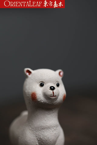 Tea Pet - Purple Clay Alpaca