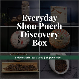 Everyday Shou Discovery Box — 6 Ripe Pu-erh, 250g, Free Ship