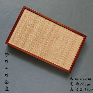 Bamboo Gongfu Tea Tray with Water Storage丨Orientaleaf Bamboo Gongfu Tea Tray with Water Storage teaware Orientaleaf