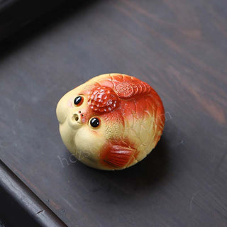 Tea Pet - Yixing Purple Clay Goldfish