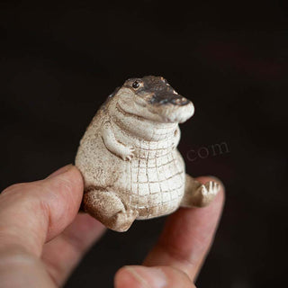 Tea Pet - Yixing Purple Clay Crocodile