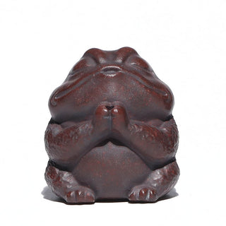 Tea Pet - Purple Clay Golden Toad