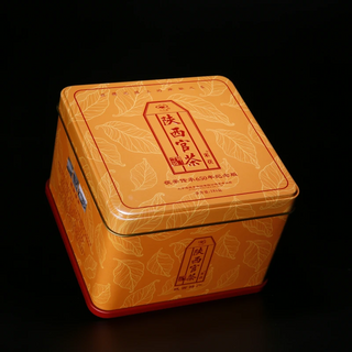 On Taoism - Jingyang Golden Flower Fu Brick Tea (280g Tin) | 650th Anniversary Edition | Broken Chunks for Easy Brewing