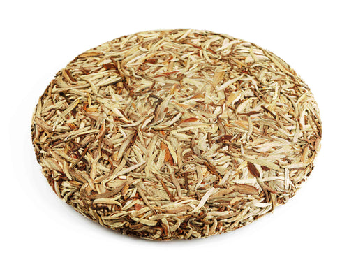 Torta di tè Bai Hao Yin Zhen (Ago d'Argento)