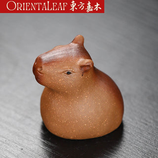 Tea Pet - Yixing Purple Clay Capybara