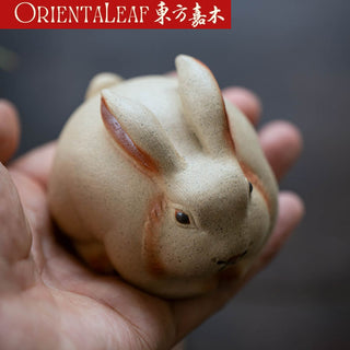 Tea Pet - Yixing Purple Clay Zodiac Rabbit Tea Ornament