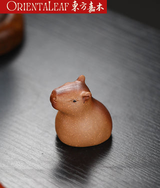 Tea Pet - Yixing Purple Clay Capybara