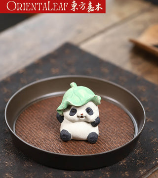 Tea Pet - Yixing Purple Panda Tea Pet & Incense Holder