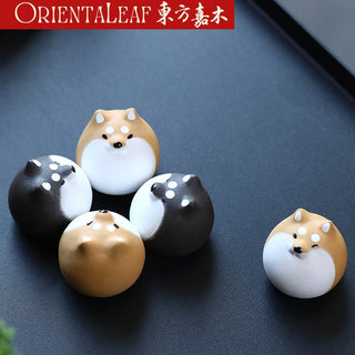 Tea Pet - Yixing Purple Clay Shiba Inu