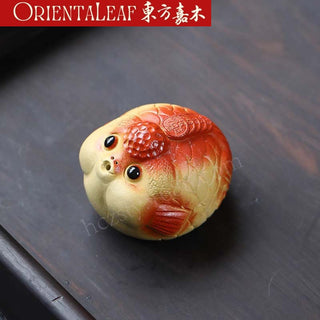 Tea Pet - Yixing Purple Clay Goldfish