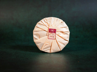 Chang'an Golden Flower Fu Brick Tea Mini Cake – 60g back view showing packaging details