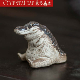 Tea Pet - Yixing Purple Clay Crocodile