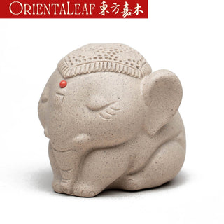 Figurine Moine Céramique Tea Pet - Filtre à Thé Zen Décoratif Pour Cérémonie Du Thé Chinoise - Ornement Maison De Thé