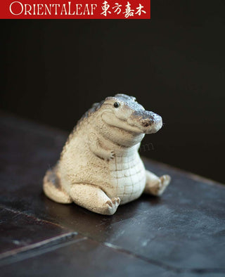 Tea Pet - Yixing Purple Clay Crocodile