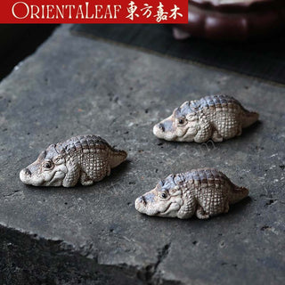 Tea Pet - Yixing Purple Clay Crocodile Tea Pet Decoration