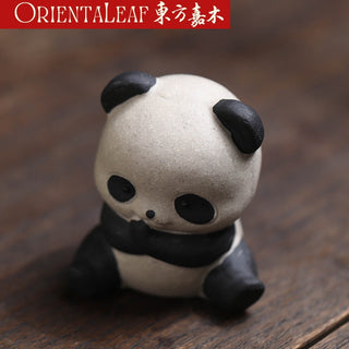 Tea Pet - Purple Clay Panda