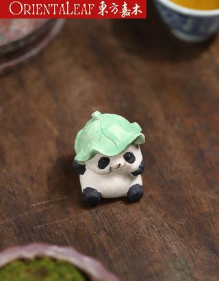 Tea Pet - Yixing Purple Panda Tea Pet & Incense Holder