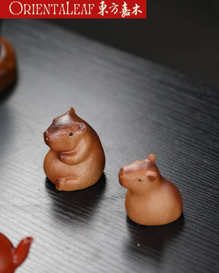 Tea Pet - Yixing Purple Clay Capybara