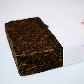 YXT Jingyang Fu Tea Yellow Box Brick Handcrafted 800g YXT Jingyang Fu Tea Yellow Box Brick Handcrafted 800g Fu Tea Orientaleaf